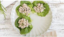 Summer recipes: olive & tuna salad lettuce wraps