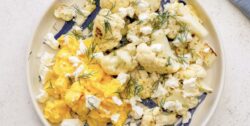 Summer recipes: scrambled eggs with cauliflower & feta