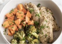 Summer recipes: sheet pan chicken, sweet potato & broccoli