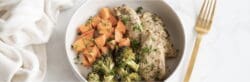 Summer recipes: sheet pan chicken, sweet potato & broccoli