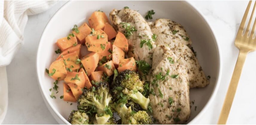 Summer recipes: sheet pan chicken, sweet potato & broccoli